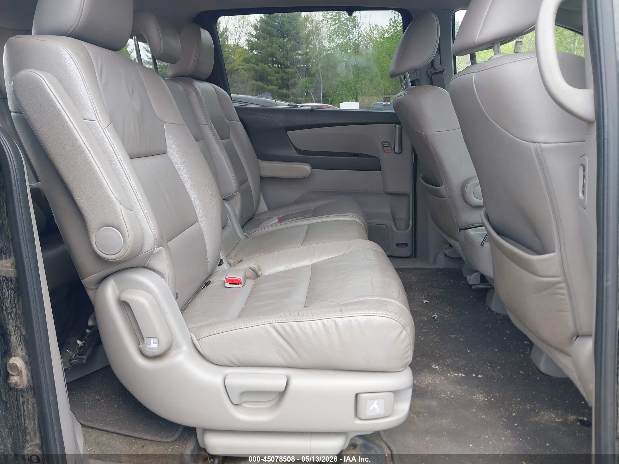 2013 Honda Odyssey Ex-l Черный vin: 5FNRL5H68DB030519