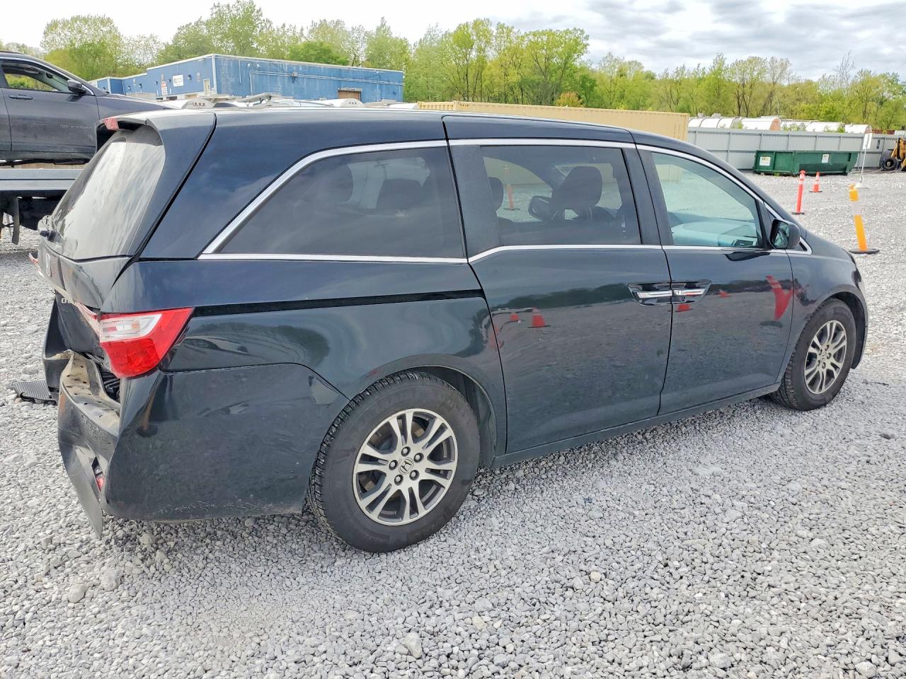 2013 Honda Odyssey Exl Black vin: 5FNRL5H68DB031122