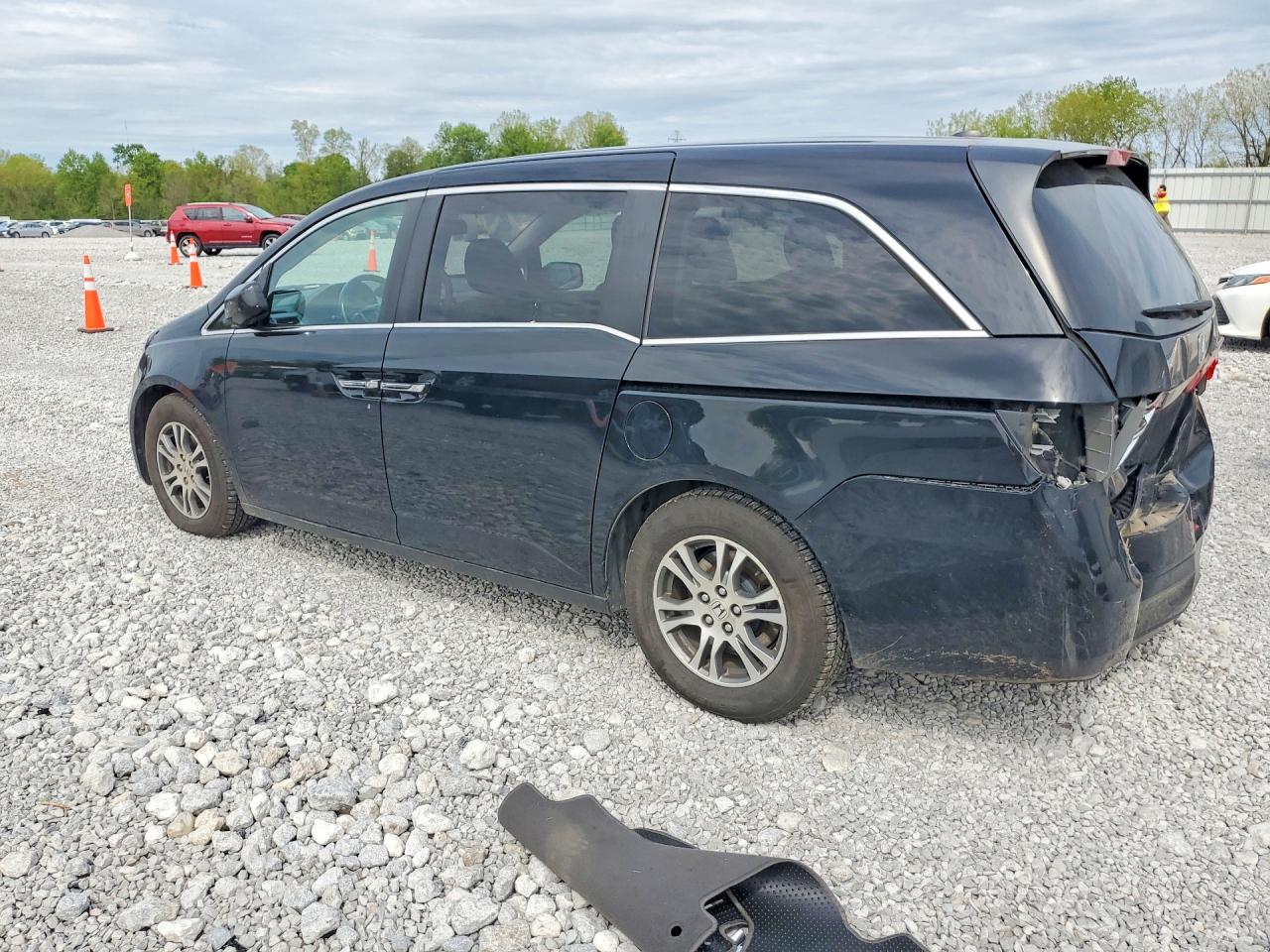 2013 Honda Odyssey Exl Black vin: 5FNRL5H68DB031122