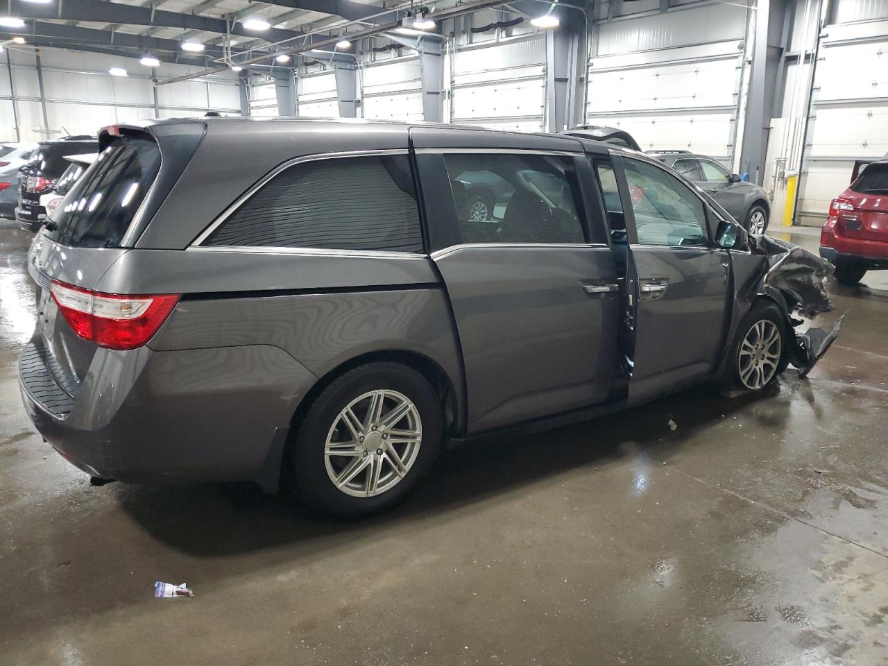 2013 Honda Odyssey Exl Gray vin: 5FNRL5H68DB033162