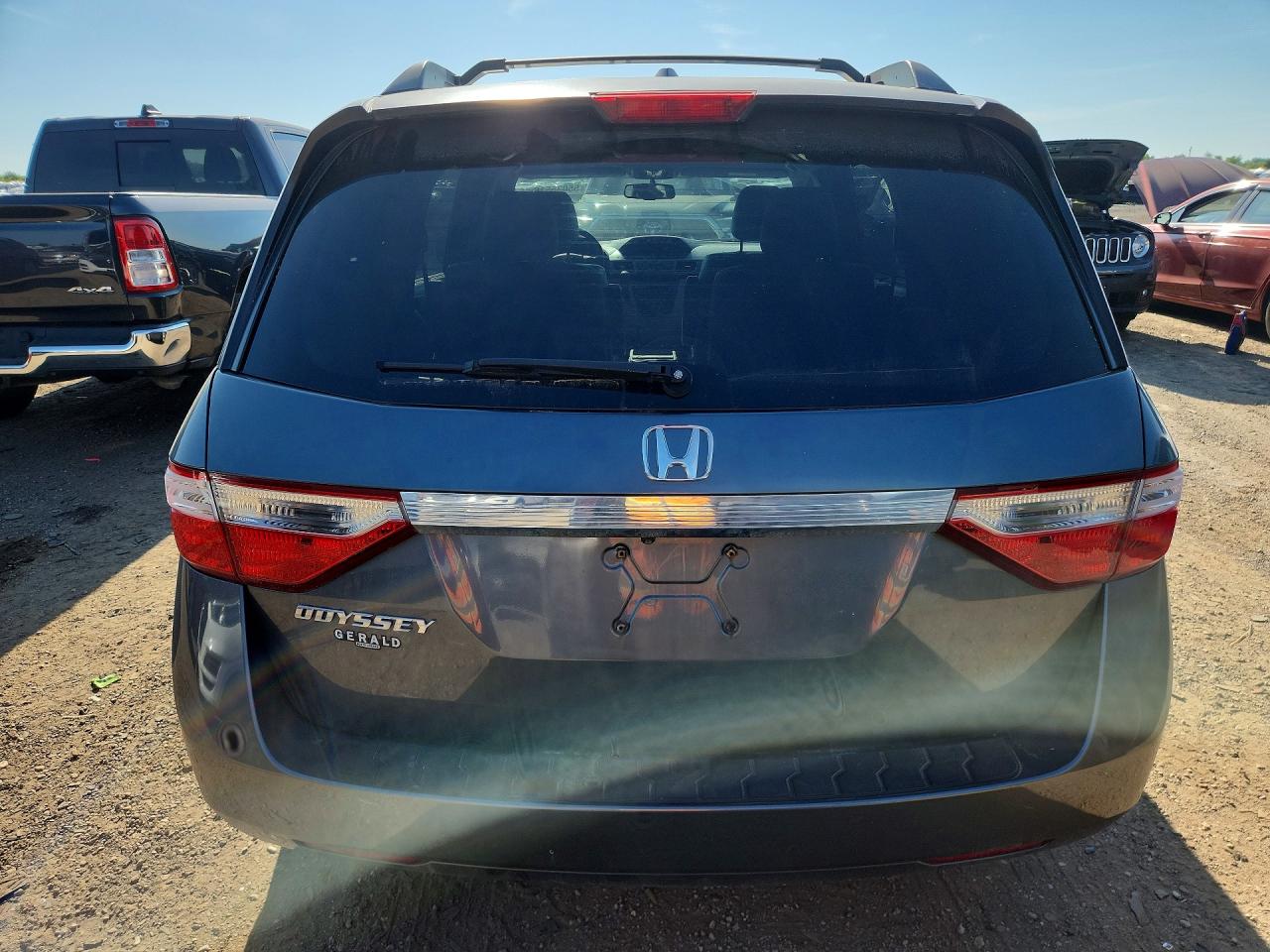 2013 Honda Odyssey Exl Gray vin: 5FNRL5H68DB034635