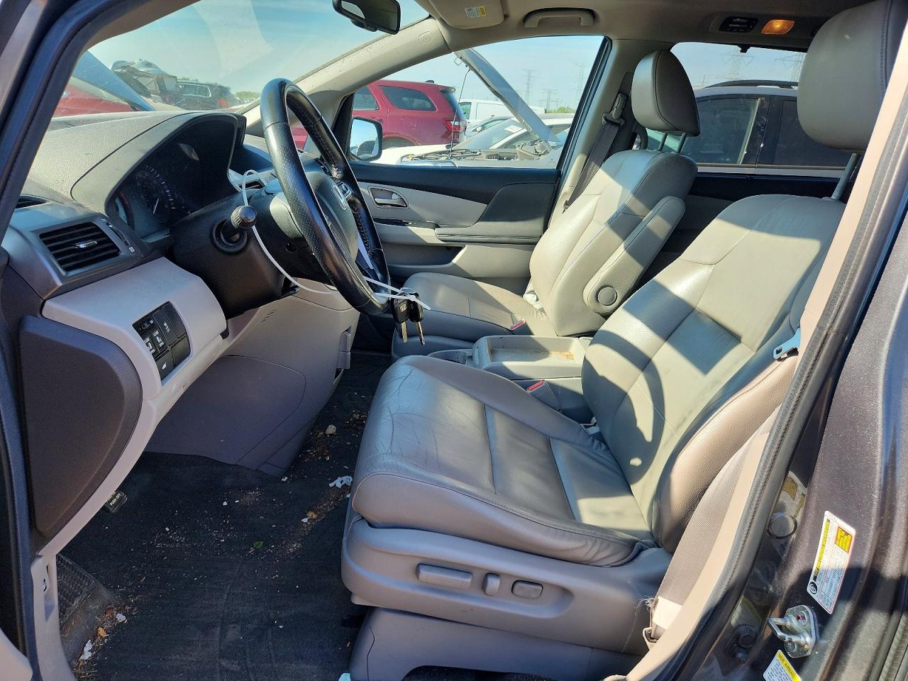 2013 Honda Odyssey Exl Gray vin: 5FNRL5H68DB034635