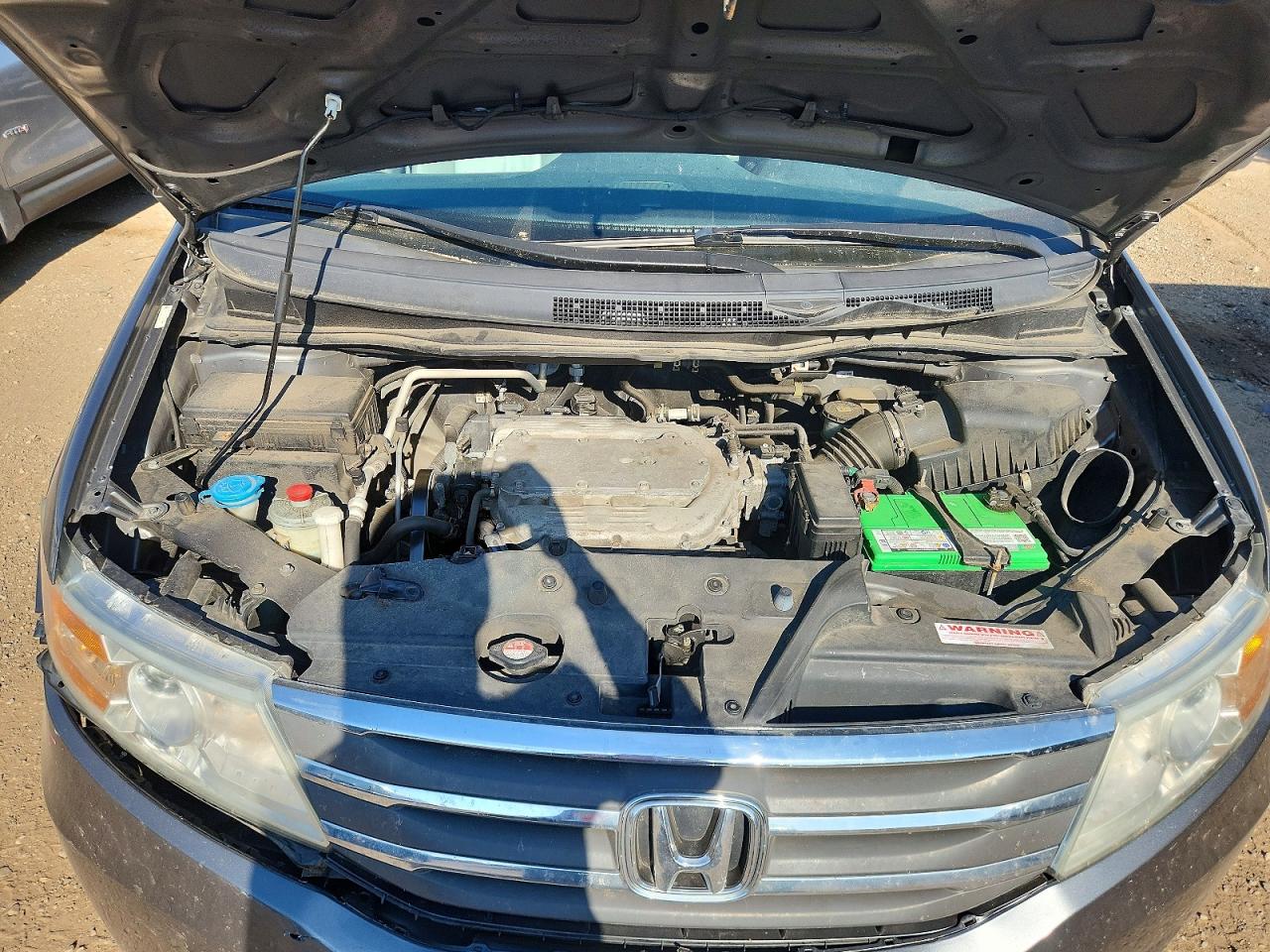 2013 Honda Odyssey Exl Gray vin: 5FNRL5H68DB034635