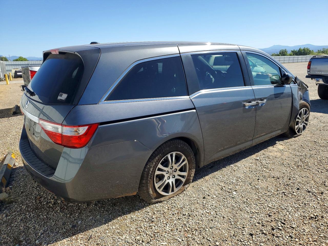 2013 Honda Odyssey Exl Gray vin: 5FNRL5H68DB044467