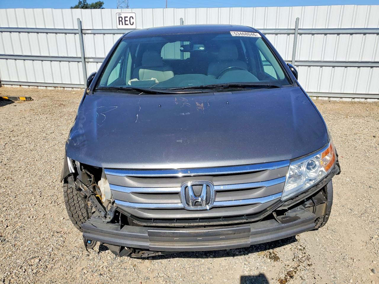 2013 Honda Odyssey Exl Gray vin: 5FNRL5H68DB044467
