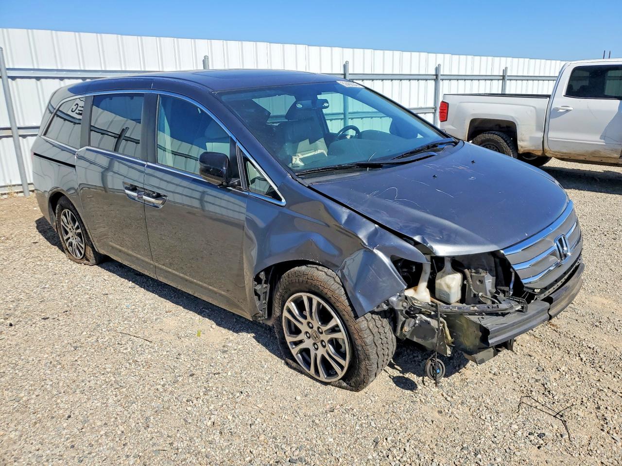 2013 Honda Odyssey Exl Gray vin: 5FNRL5H68DB044467