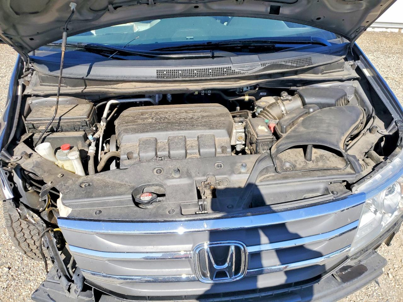 2013 Honda Odyssey Exl Gray vin: 5FNRL5H68DB044467