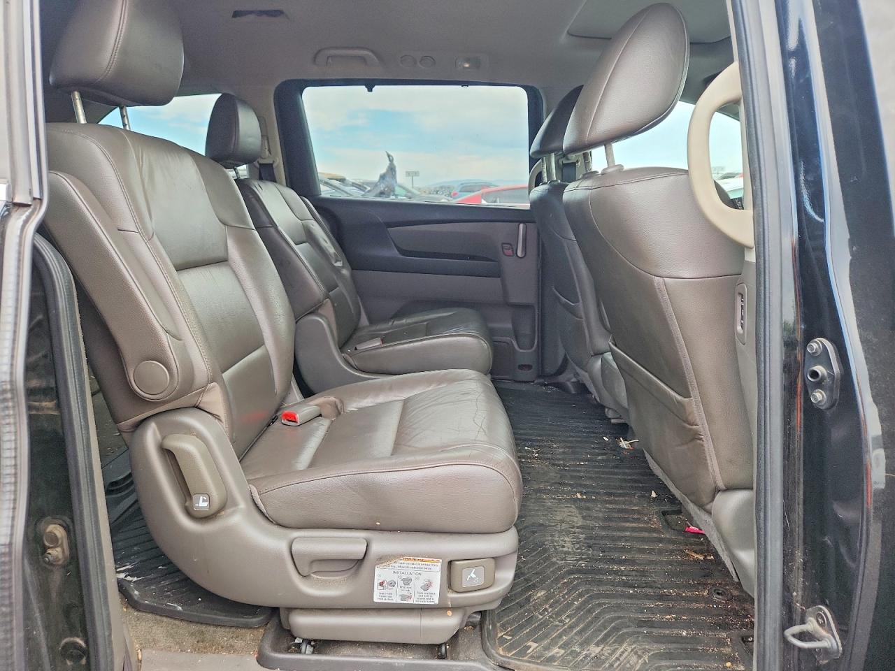 2013 Honda Odyssey Exl Black vin: 5FNRL5H68DB045909