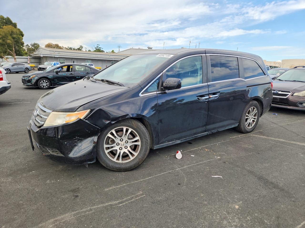 2013 Honda Odyssey Exl Black vin: 5FNRL5H68DB045909