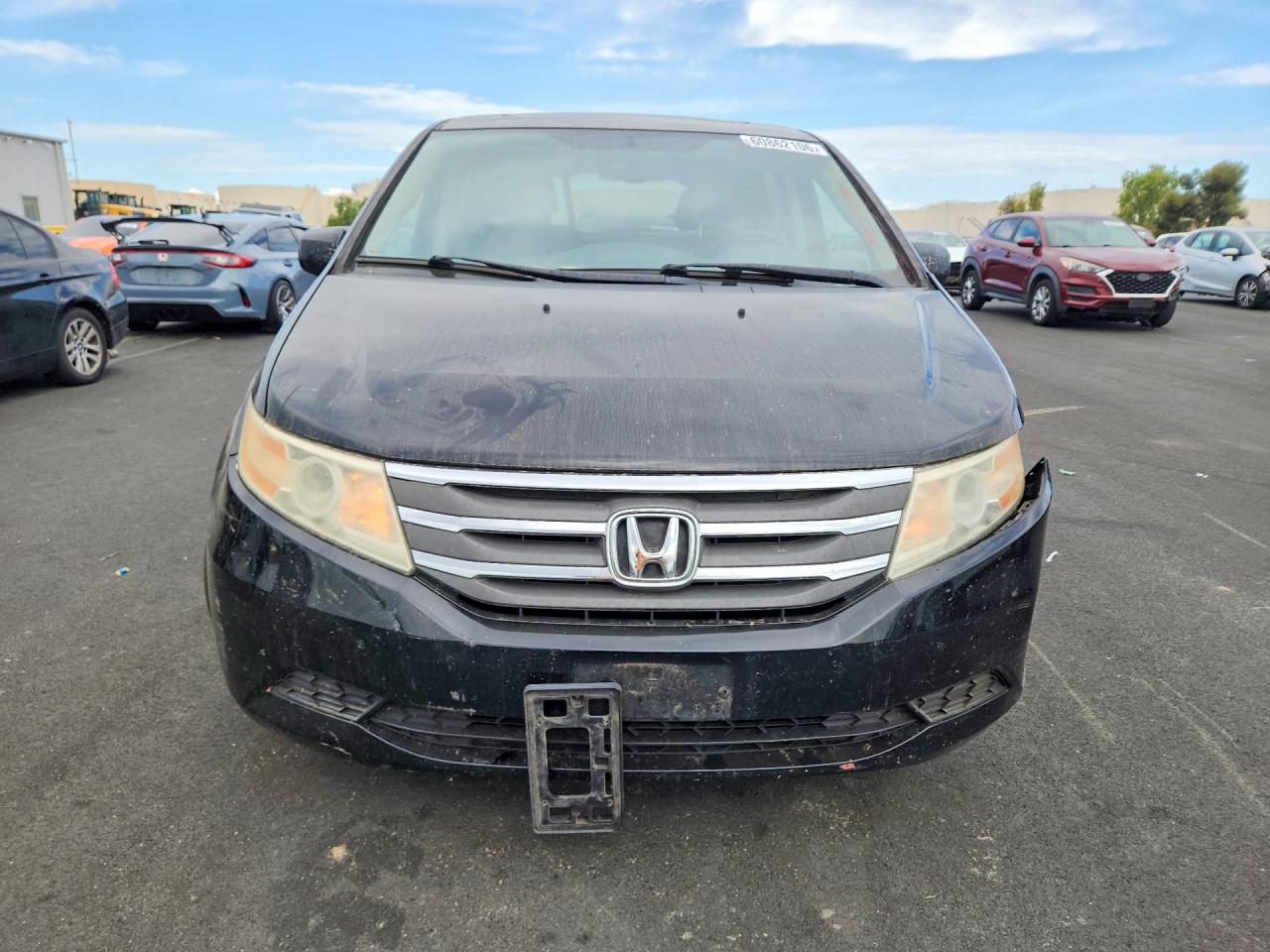 2013 Honda Odyssey Exl Black vin: 5FNRL5H68DB045909