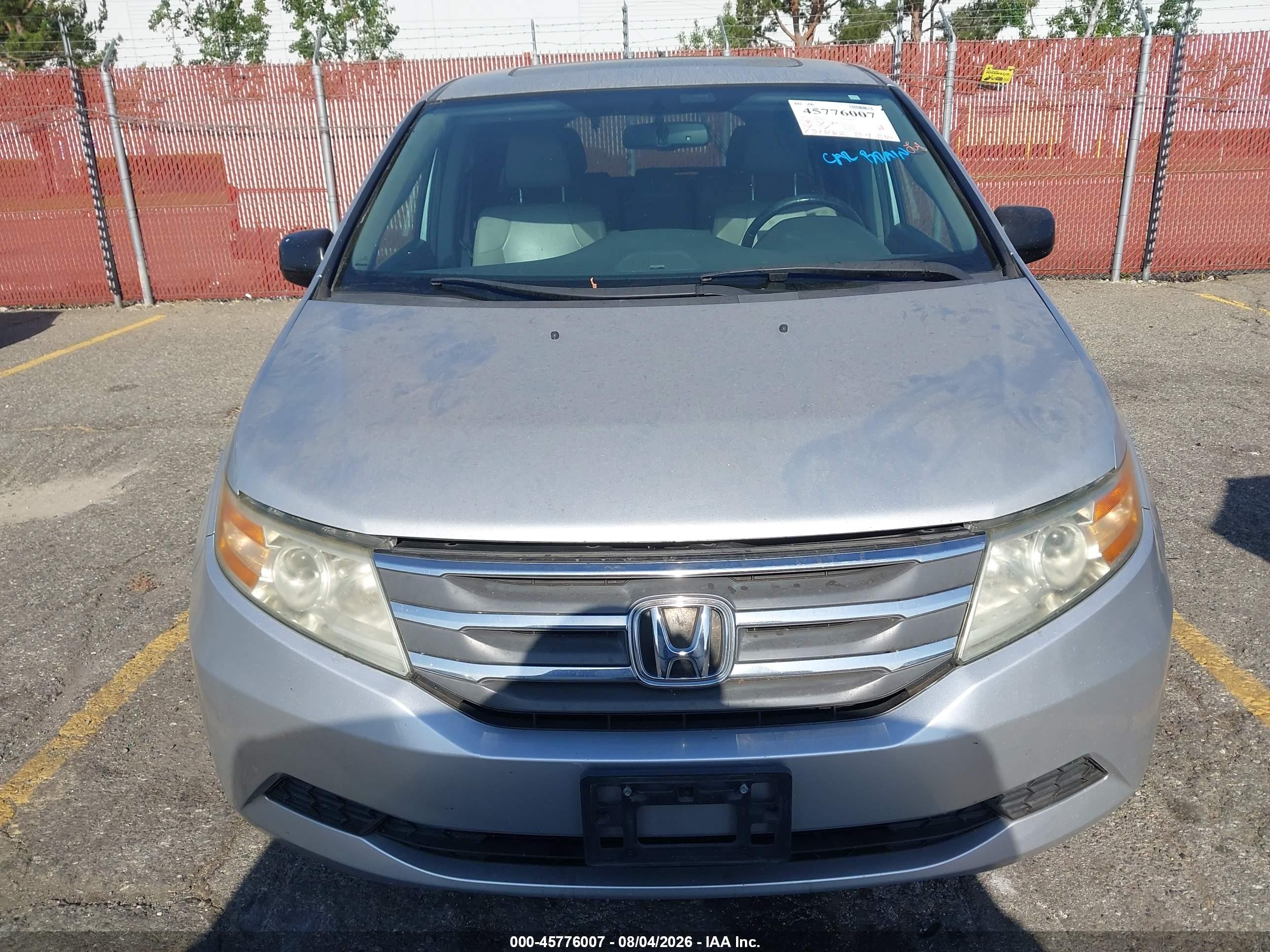 2013 Honda Odyssey Ex-l Серебряный vin: 5FNRL5H68DB060510