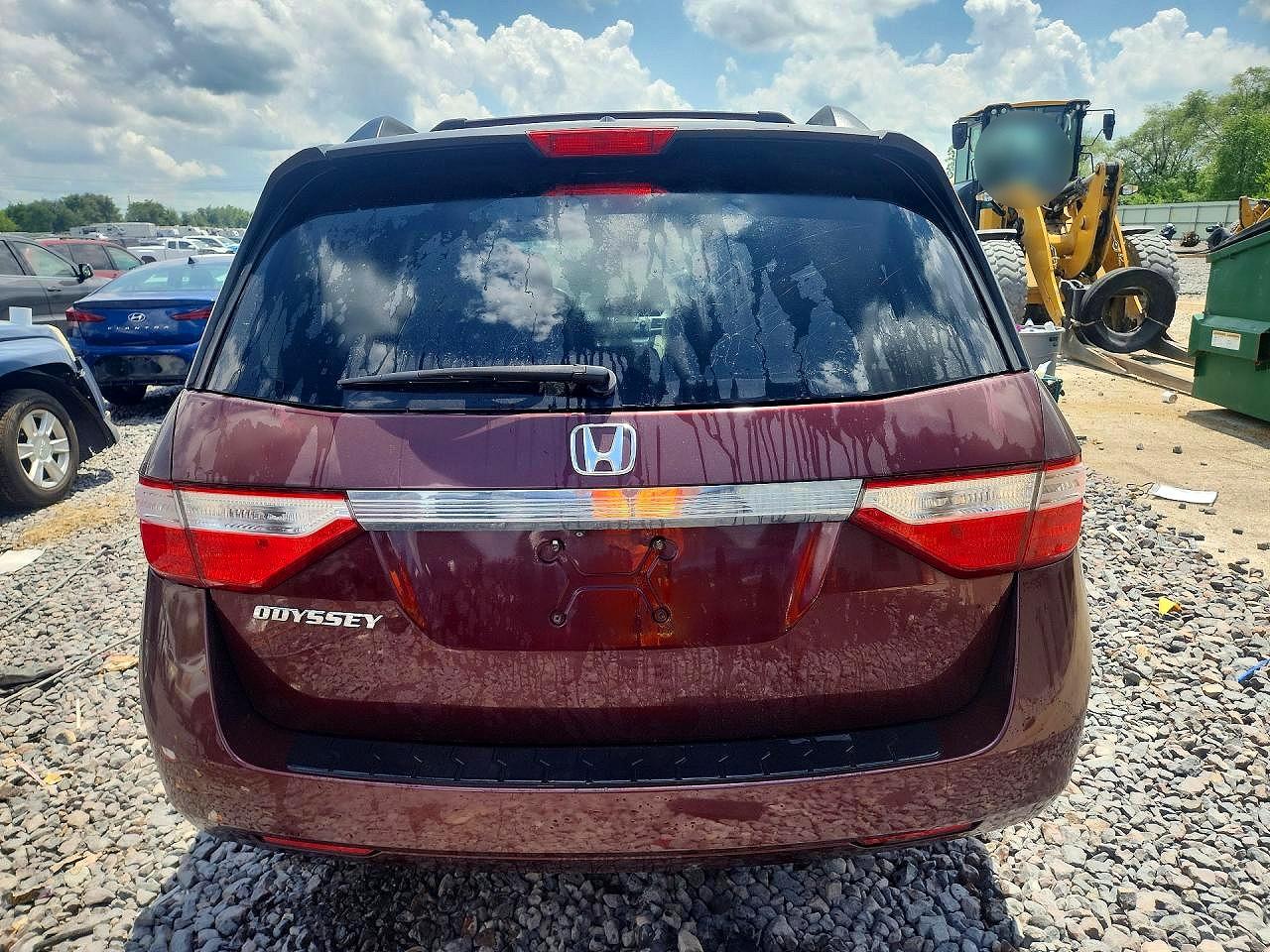 2013 Honda Odyssey Exl Burgundy vin: 5FNRL5H68DB061060