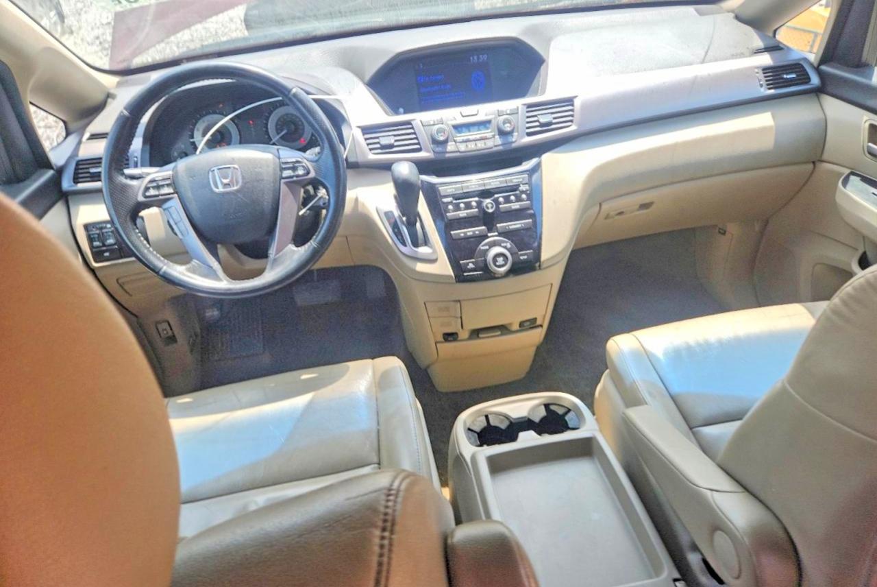 2013 Honda Odyssey Exl Burgundy vin: 5FNRL5H68DB061060
