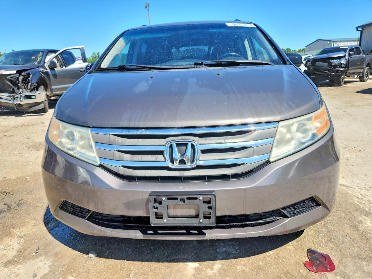 2013 Honda Odyssey Exl Gray vin: 5FNRL5H68DB064895