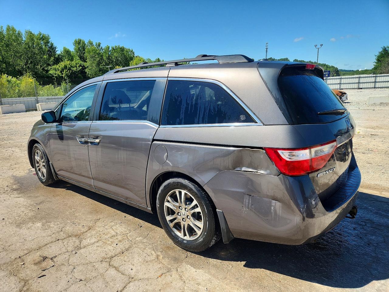 2013 Honda Odyssey Exl Gray vin: 5FNRL5H68DB064895