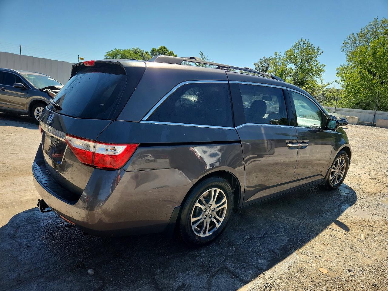 2013 Honda Odyssey Exl Gray vin: 5FNRL5H68DB064895