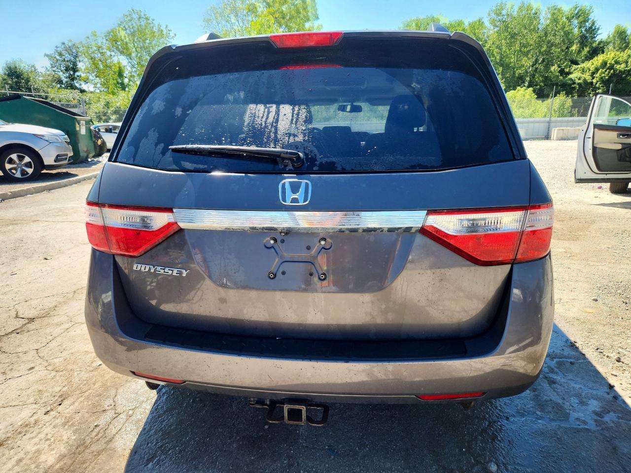 2013 Honda Odyssey Exl Gray vin: 5FNRL5H68DB064895
