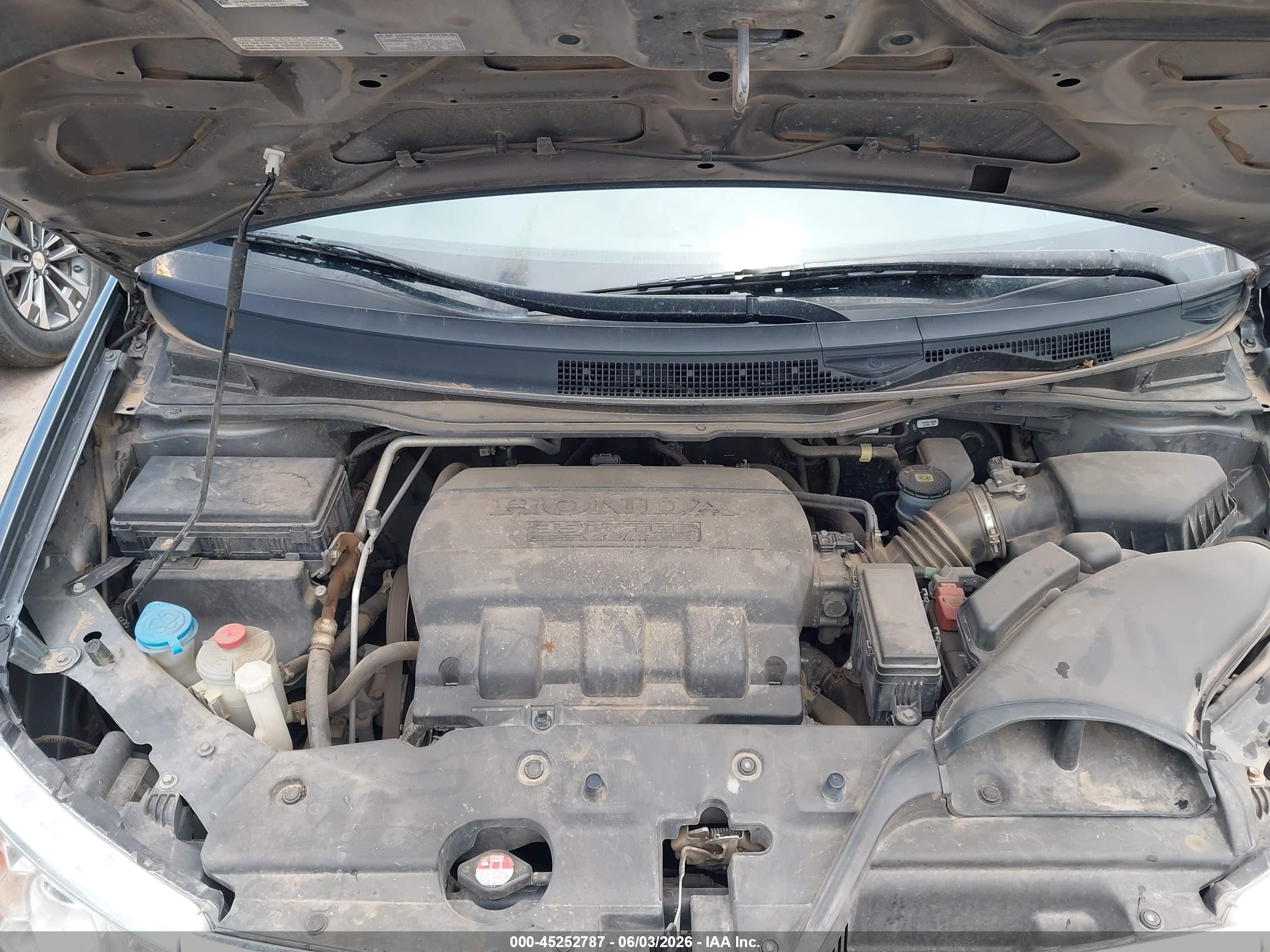 2013 Honda Odyssey Ex-l Gray vin: 5FNRL5H68DB065027