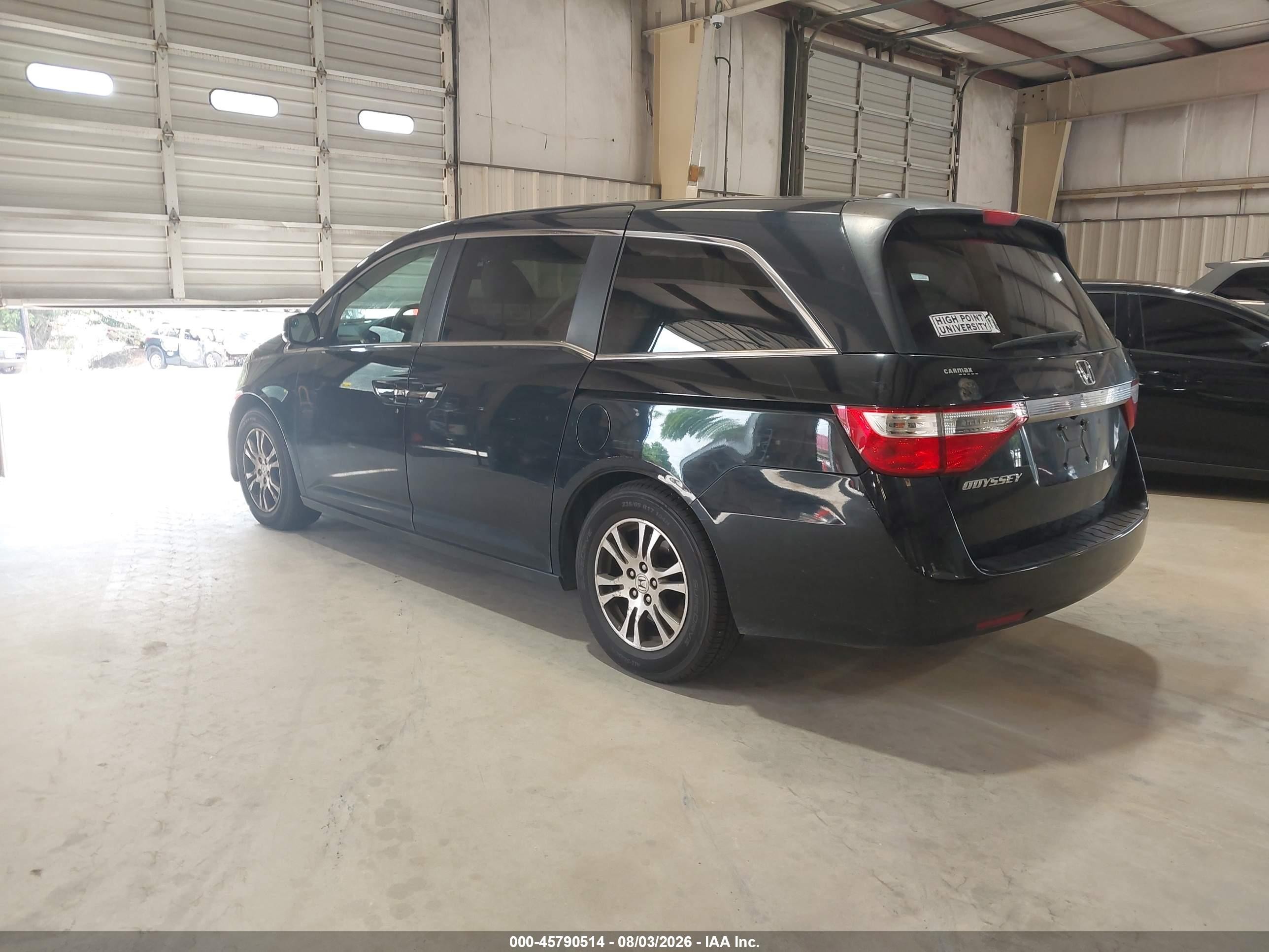 2013 Honda Odyssey Ex-l Черный vin: 5FNRL5H68DB073483