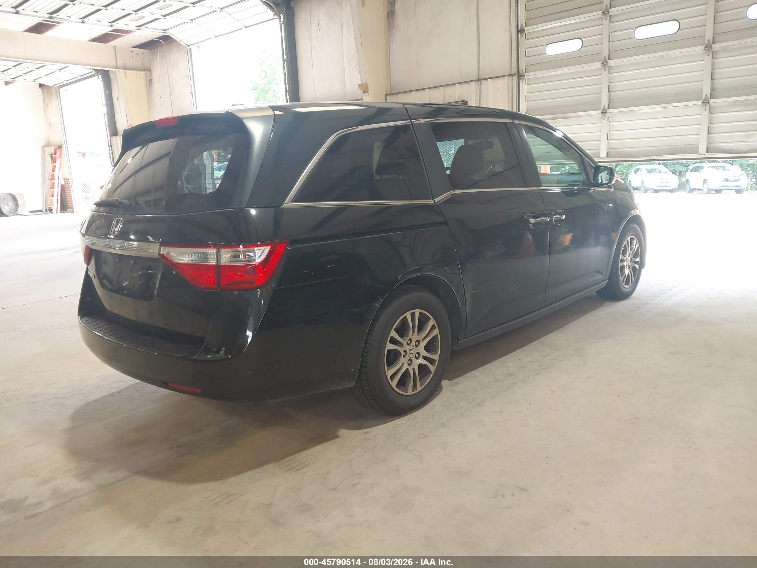 2013 Honda Odyssey Ex-l Черный vin: 5FNRL5H68DB073483