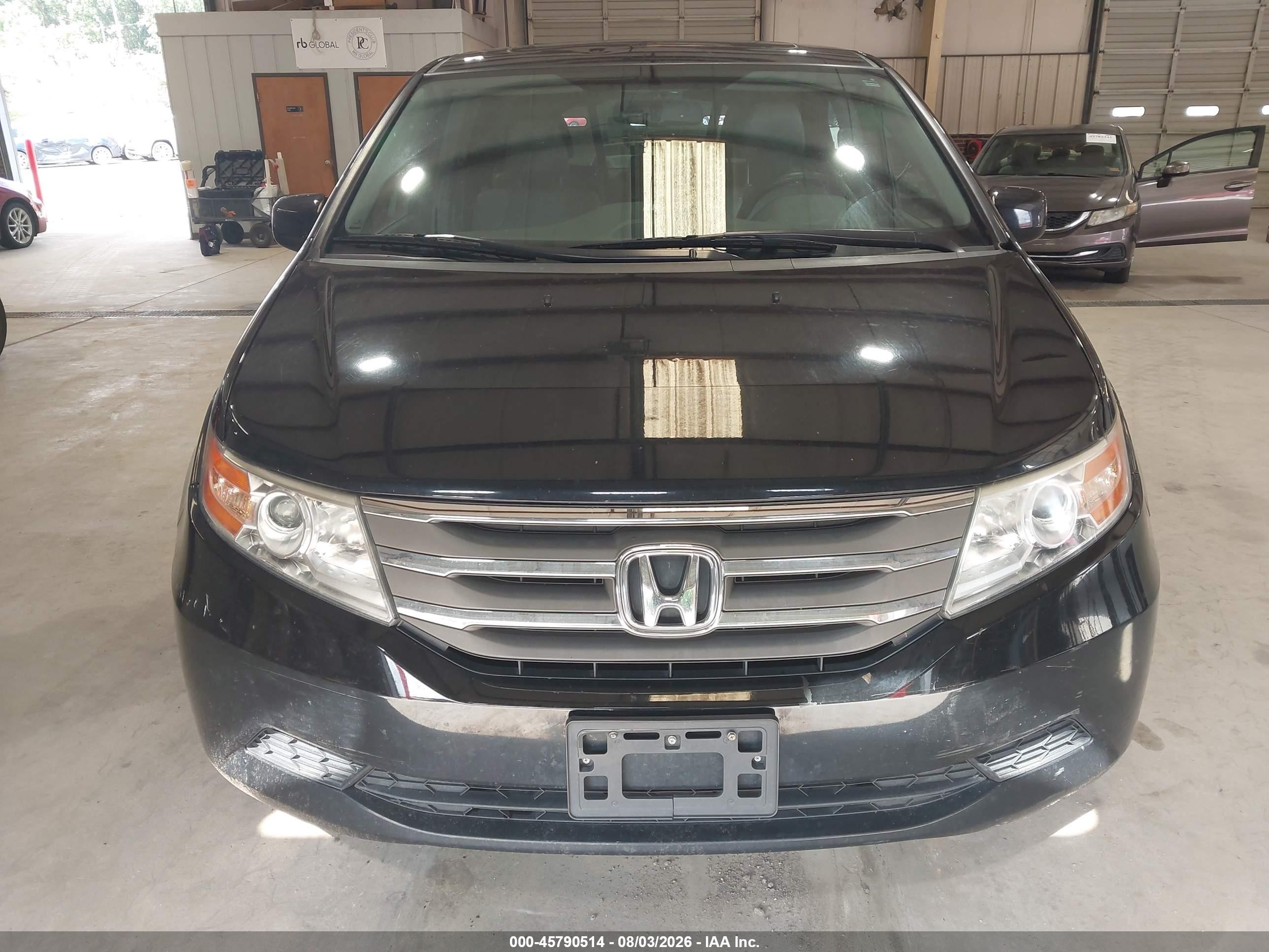2013 Honda Odyssey Ex-l Черный vin: 5FNRL5H68DB073483