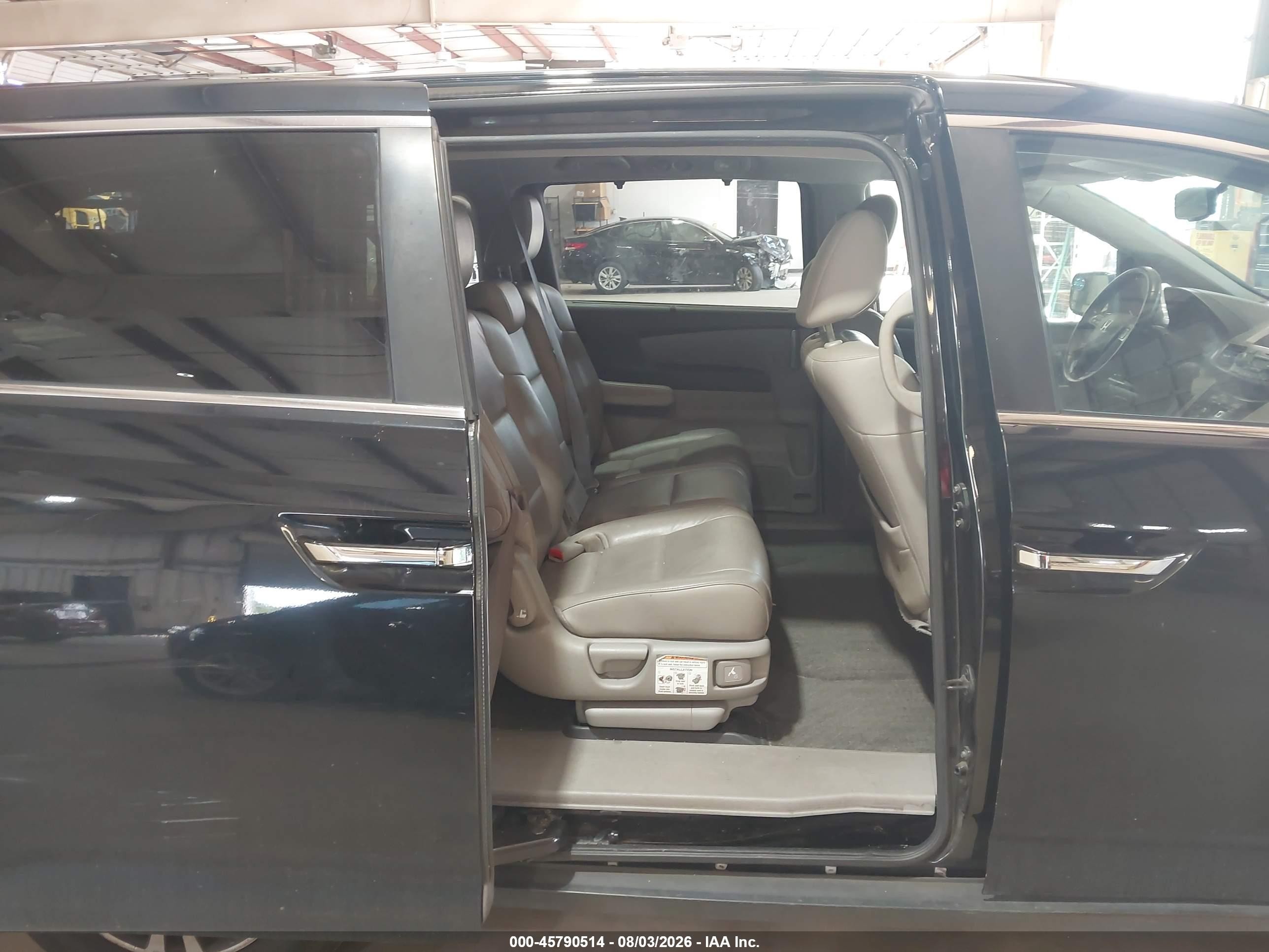 2013 Honda Odyssey Ex-l Черный vin: 5FNRL5H68DB073483