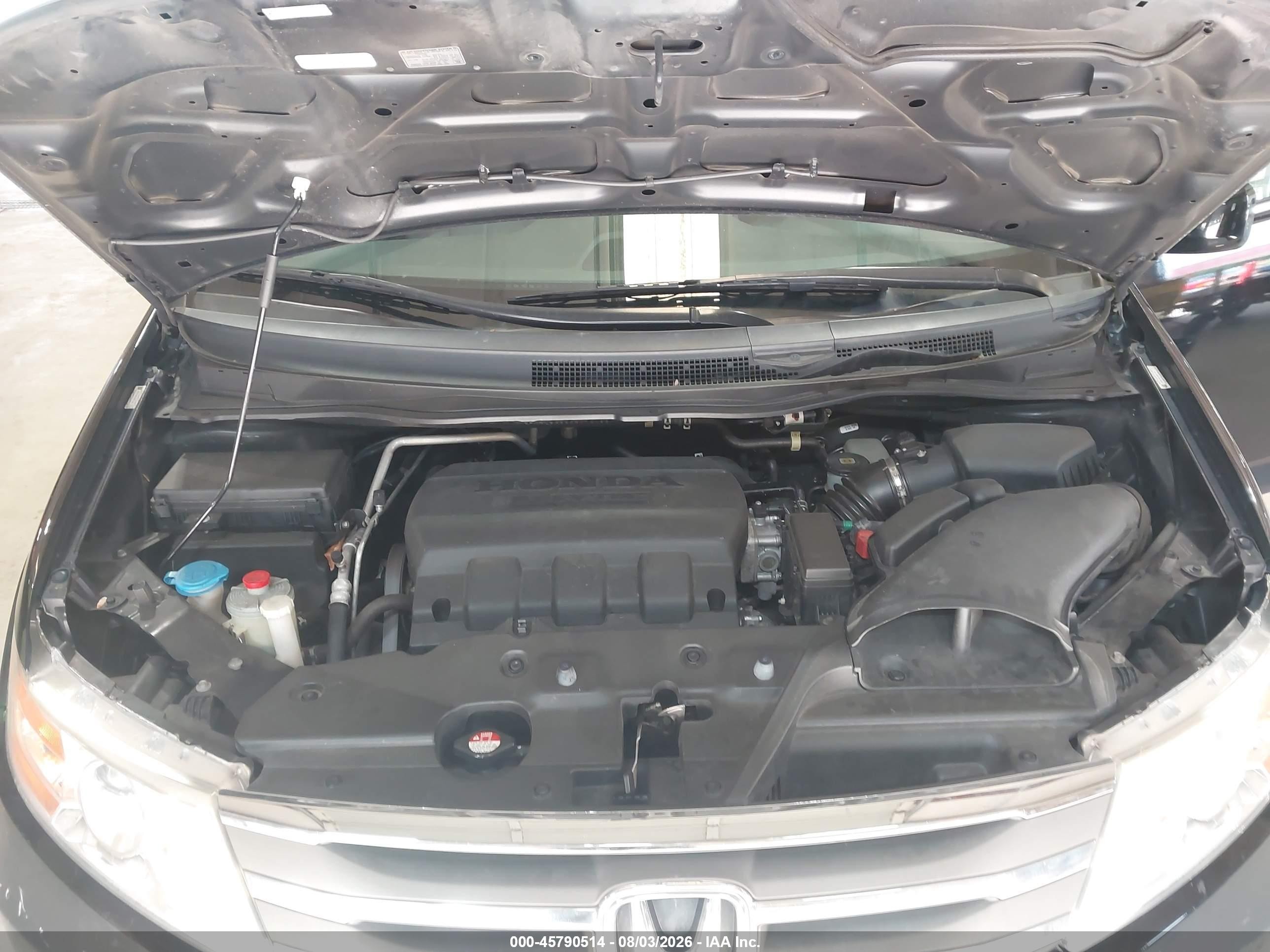 2013 Honda Odyssey Ex-l Черный vin: 5FNRL5H68DB073483
