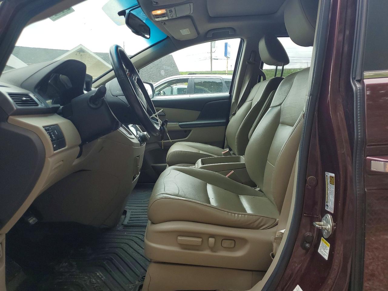 2013 Honda Odyssey Exl Burgundy vin: 5FNRL5H68DB082426