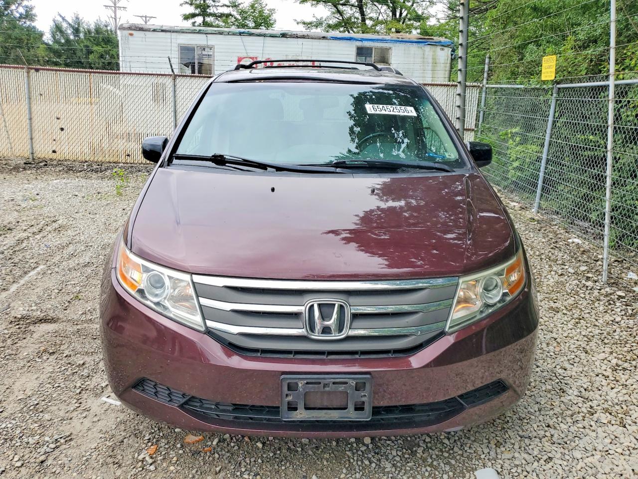 2013 Honda Odyssey Exl Burgundy vin: 5FNRL5H68DB082426