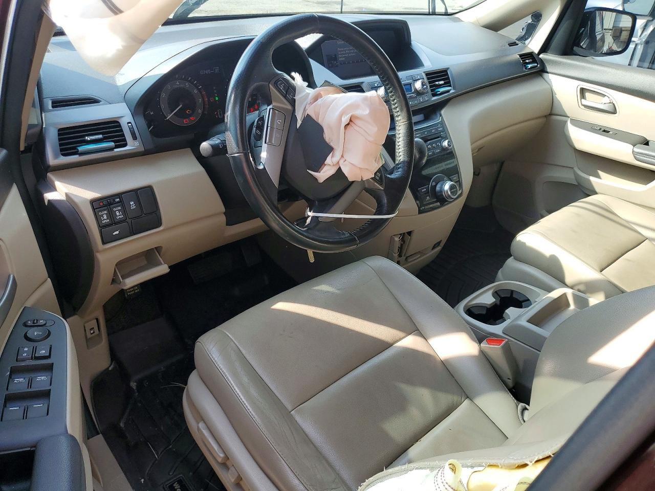 2013 Honda Odyssey Exl Темно-бордовый vin: 5FNRL5H68DB082880