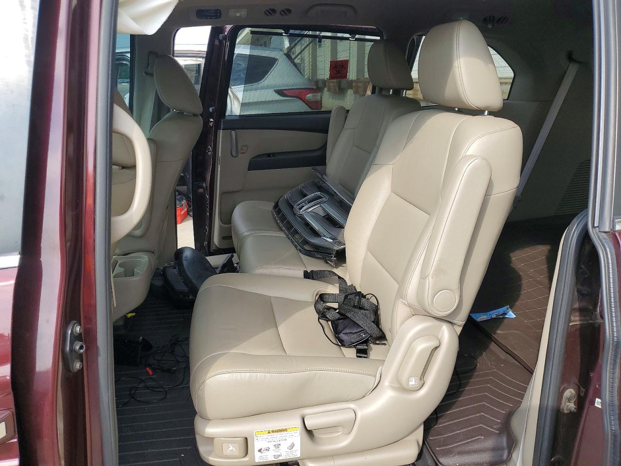 2013 Honda Odyssey Exl Темно-бордовый vin: 5FNRL5H68DB082880