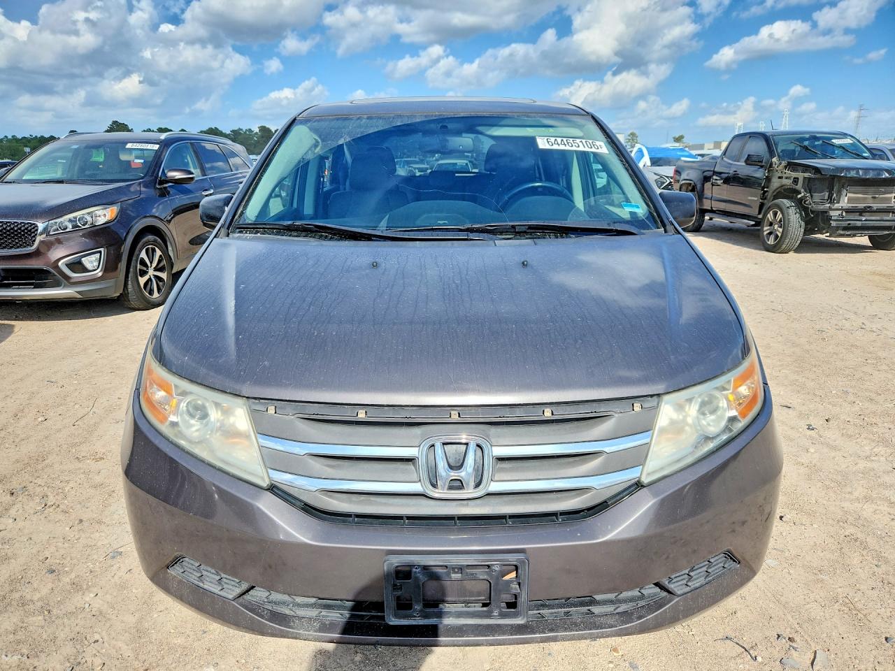 2013 Honda Odyssey Exl Серый vin: 5FNRL5H68DB086413