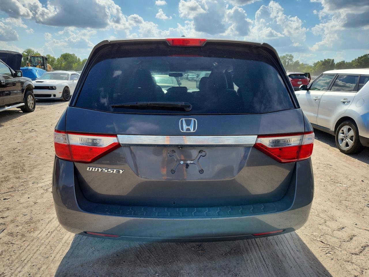 2013 Honda Odyssey Exl Серый vin: 5FNRL5H68DB086413
