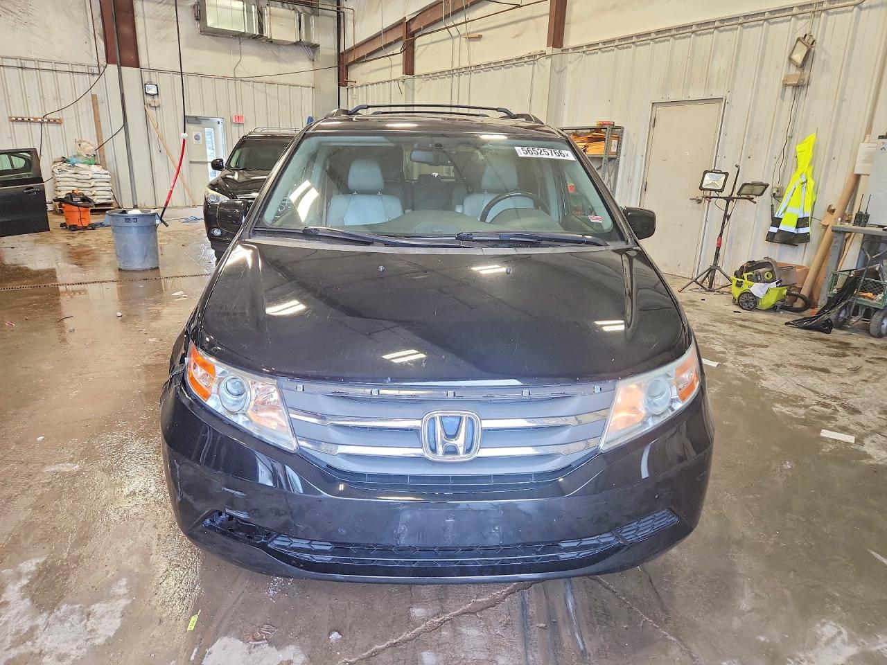 2013 Honda Odyssey Exl Black vin: 5FNRL5H68DB090378