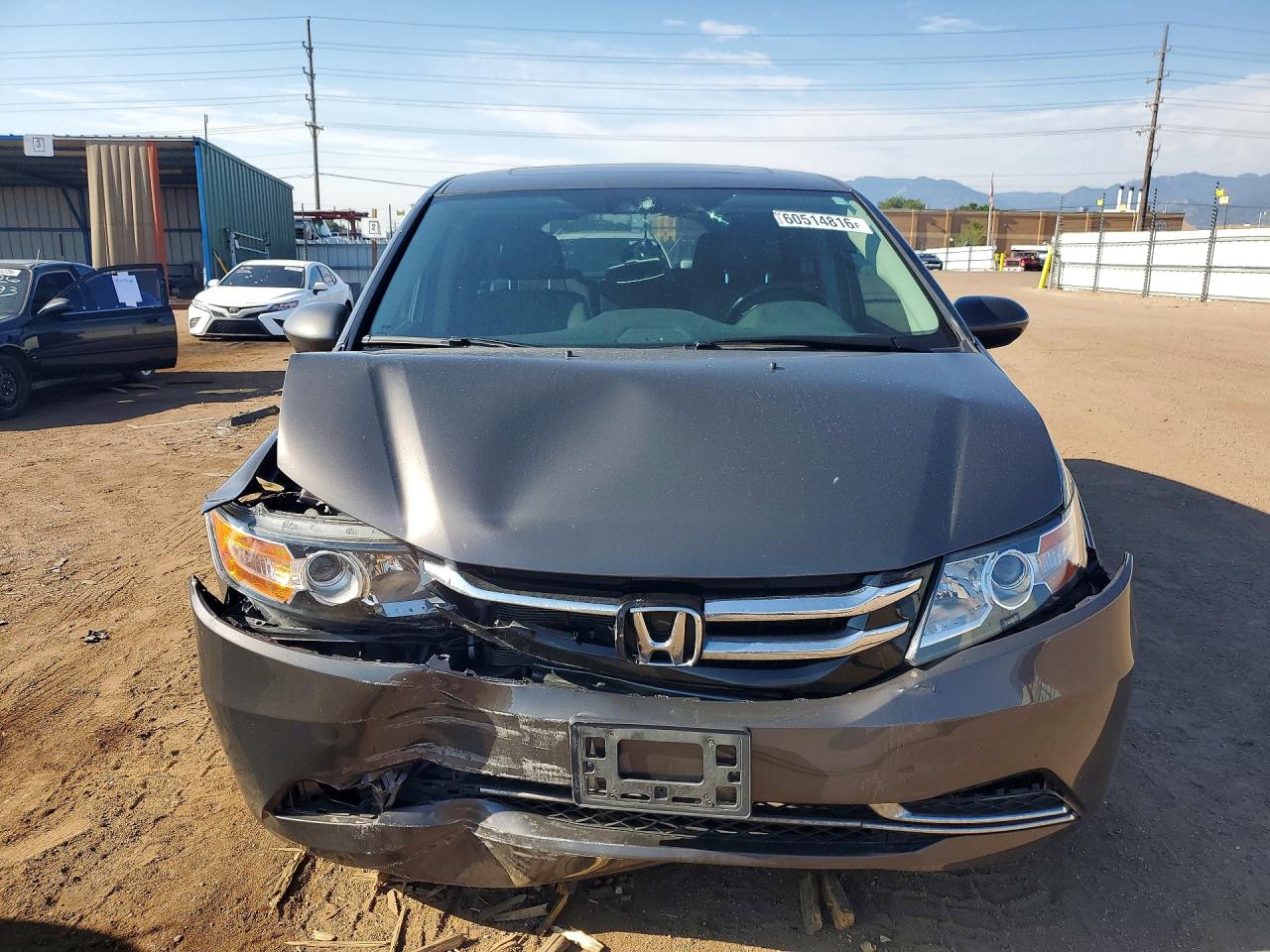 2014 Honda Odyssey Exl Charcoal vin: 5FNRL5H68EB001975