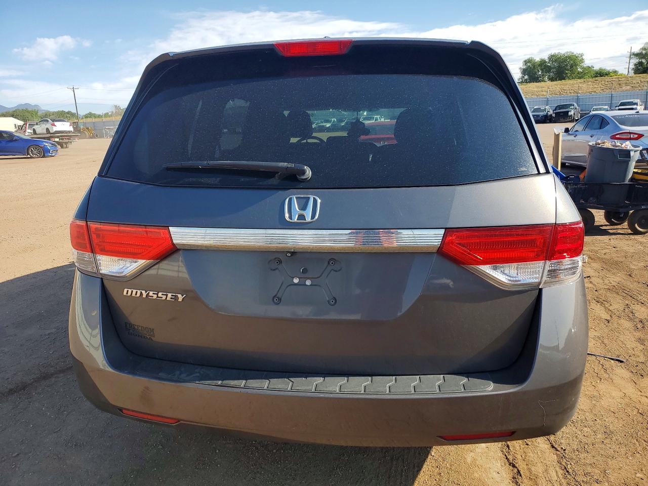 2014 Honda Odyssey Exl Charcoal vin: 5FNRL5H68EB001975