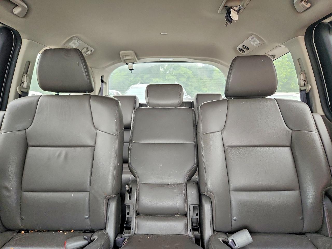 2014 Honda Odyssey Exl White vin: 5FNRL5H68EB002382