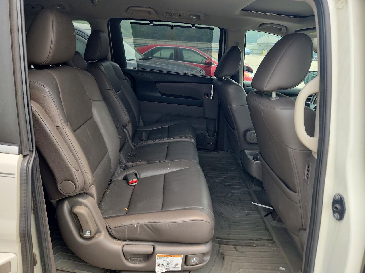 2014 Honda Odyssey Exl White vin: 5FNRL5H68EB002382