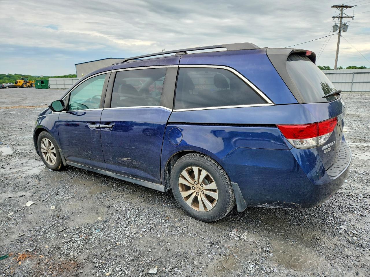 2014 Honda Odyssey Exl Blue vin: 5FNRL5H68EB015312