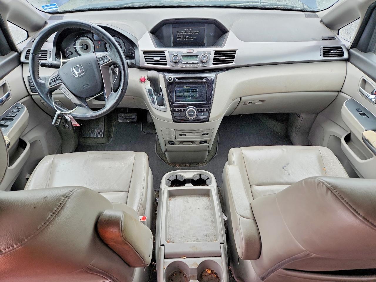 2014 Honda Odyssey Exl Blue vin: 5FNRL5H68EB015312