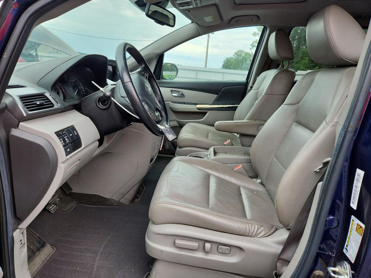 2014 Honda Odyssey Exl Blue vin: 5FNRL5H68EB015312