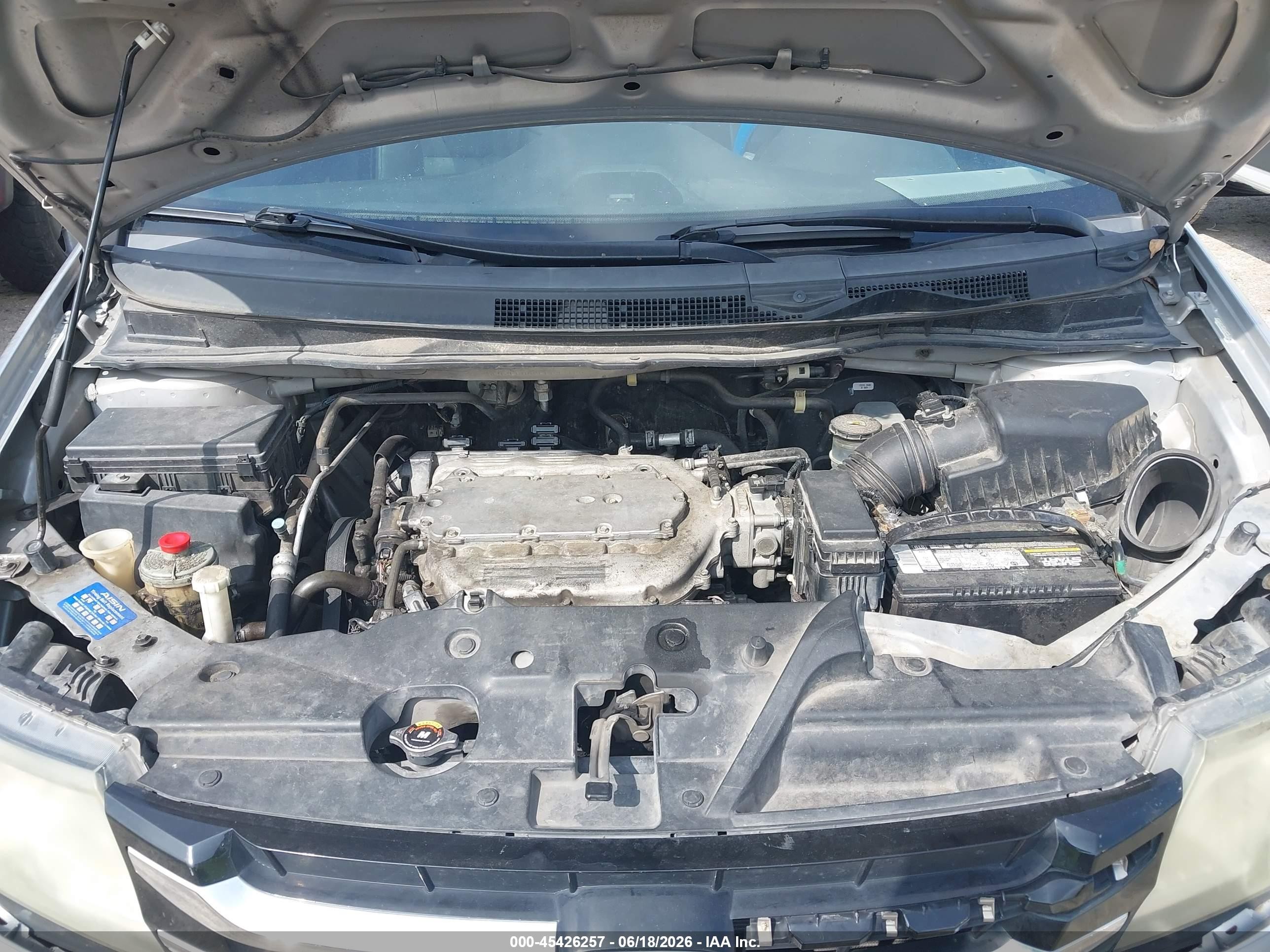 2014 Honda Odyssey Ex-l Silver vin: 5FNRL5H68EB042185