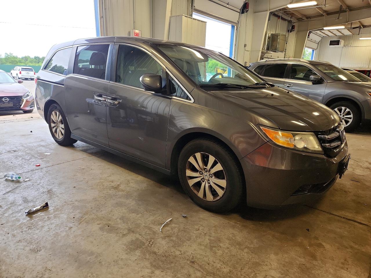 2014 Honda Odyssey Exl Угольный vin: 5FNRL5H68EB045619