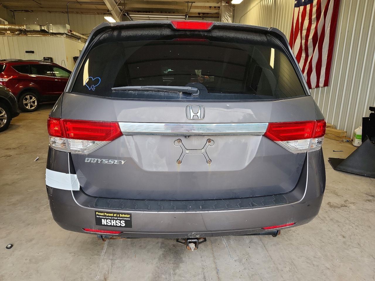 2014 Honda Odyssey Exl Угольный vin: 5FNRL5H68EB045619