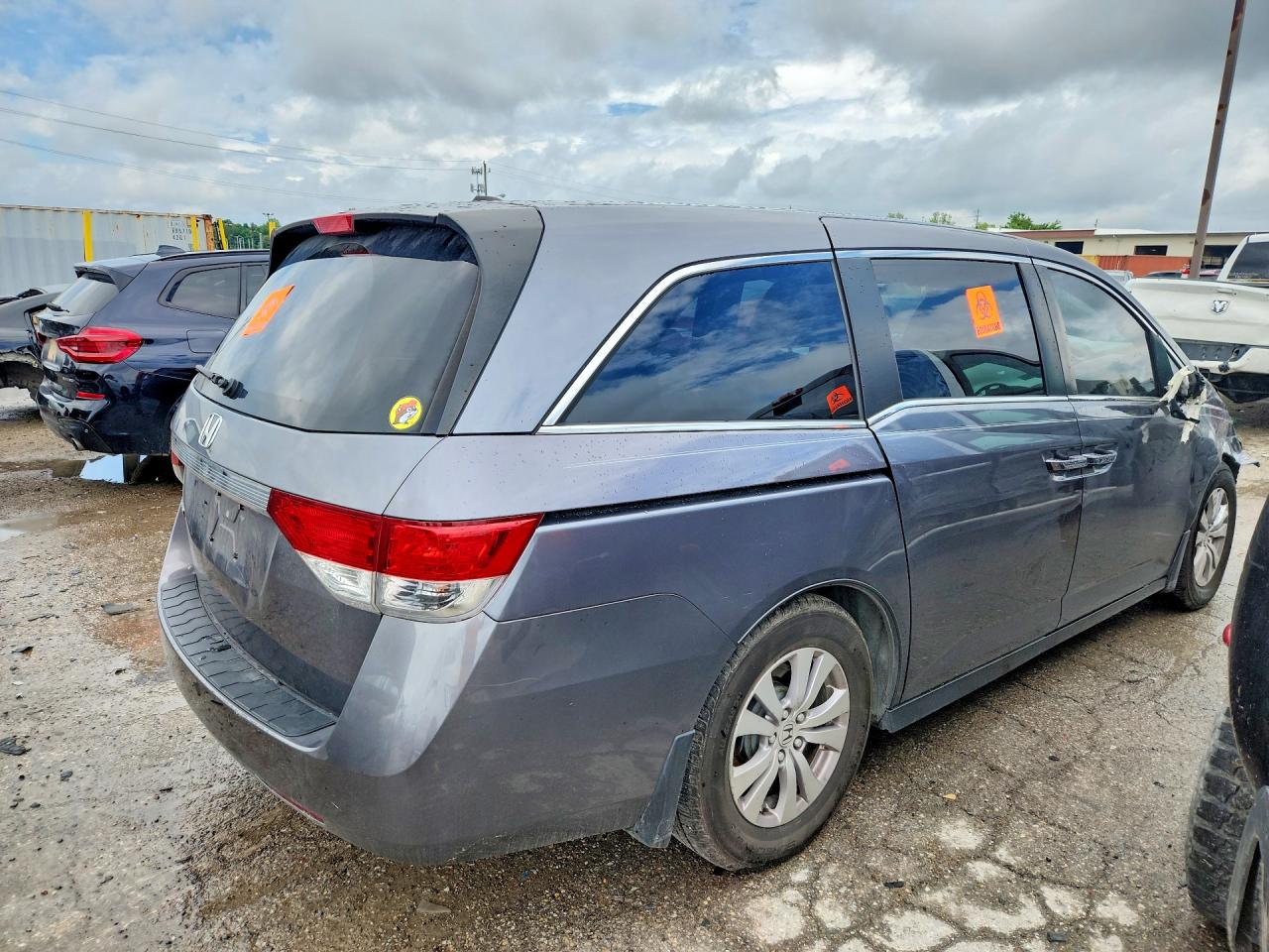 2014 Honda Odyssey Exl Gray vin: 5FNRL5H68EB068544