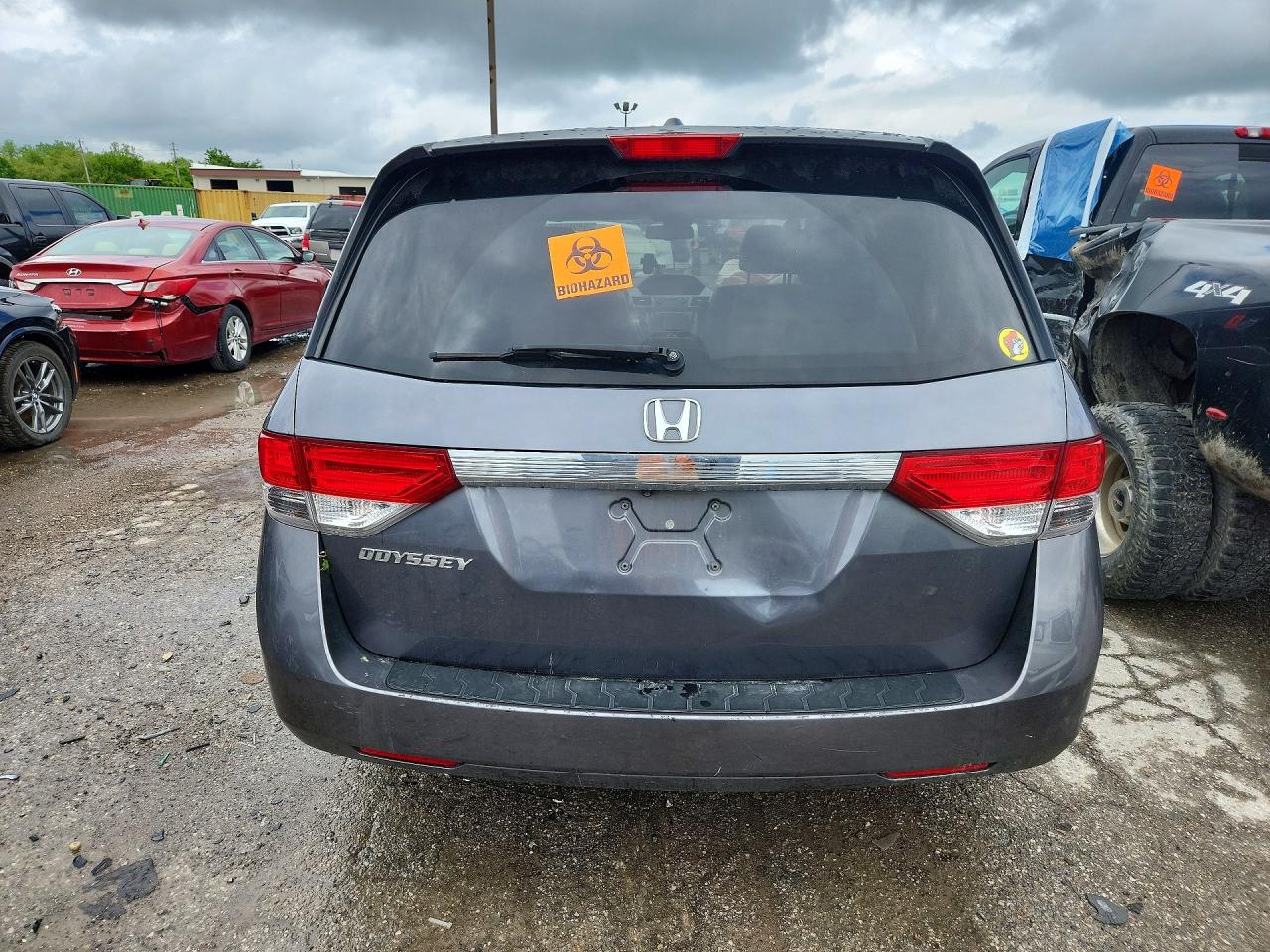 2014 Honda Odyssey Exl Gray vin: 5FNRL5H68EB068544