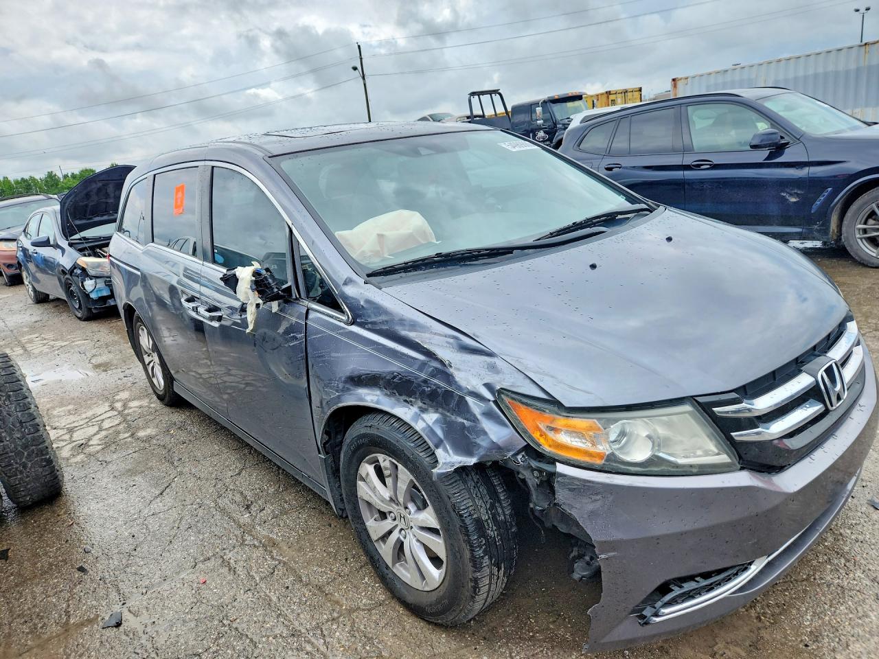 2014 Honda Odyssey Exl Gray vin: 5FNRL5H68EB068544