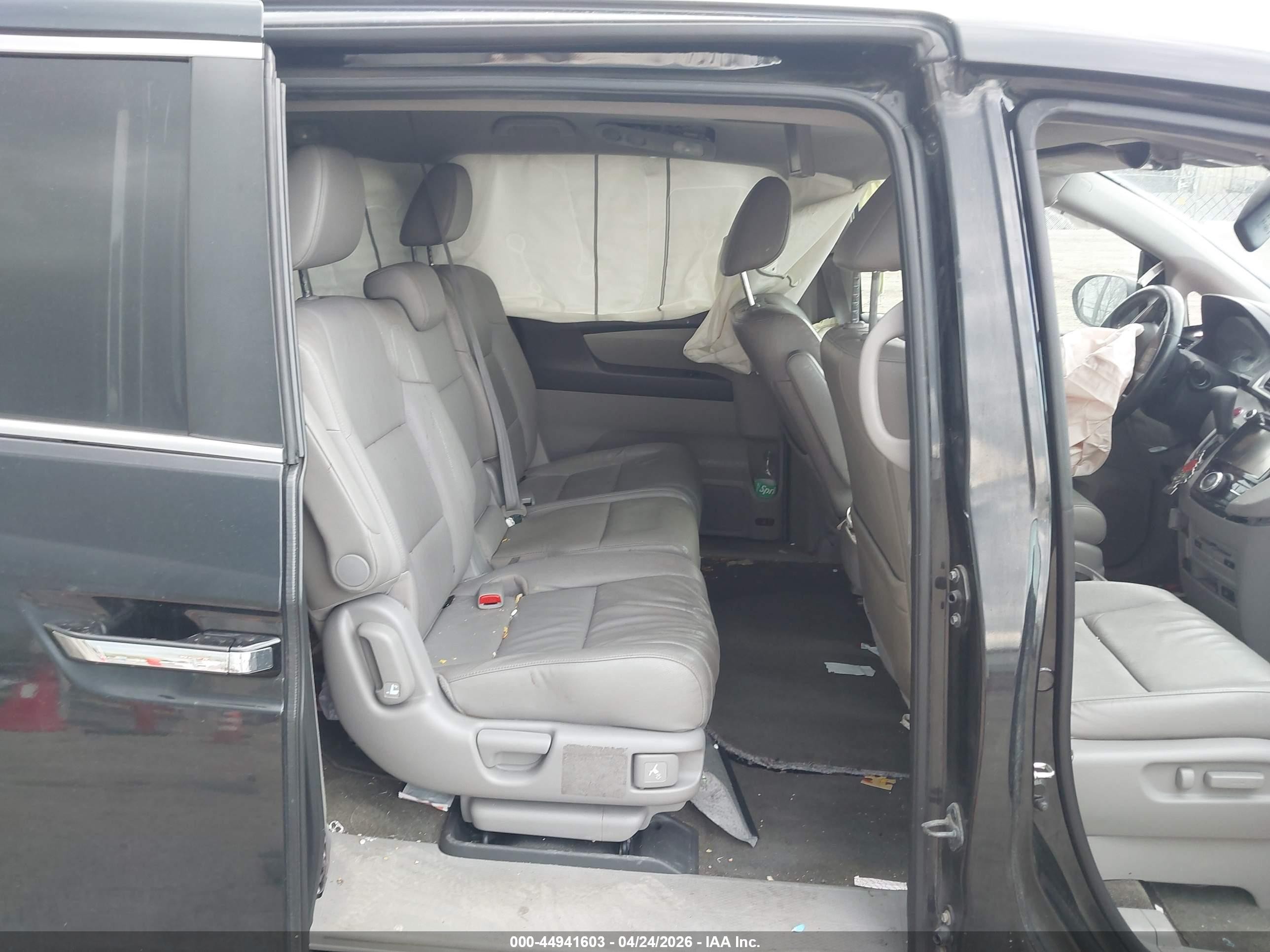 2014 Honda Odyssey Ex-l Black vin: 5FNRL5H68EB072156