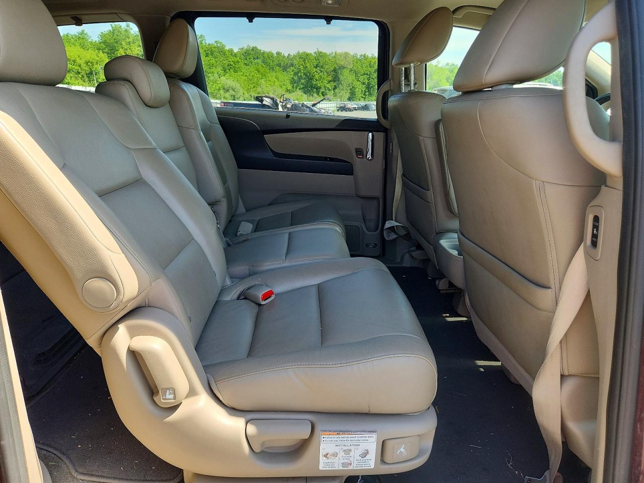 2014 Honda Odyssey Exl Темно-бордовый vin: 5FNRL5H68EB085957