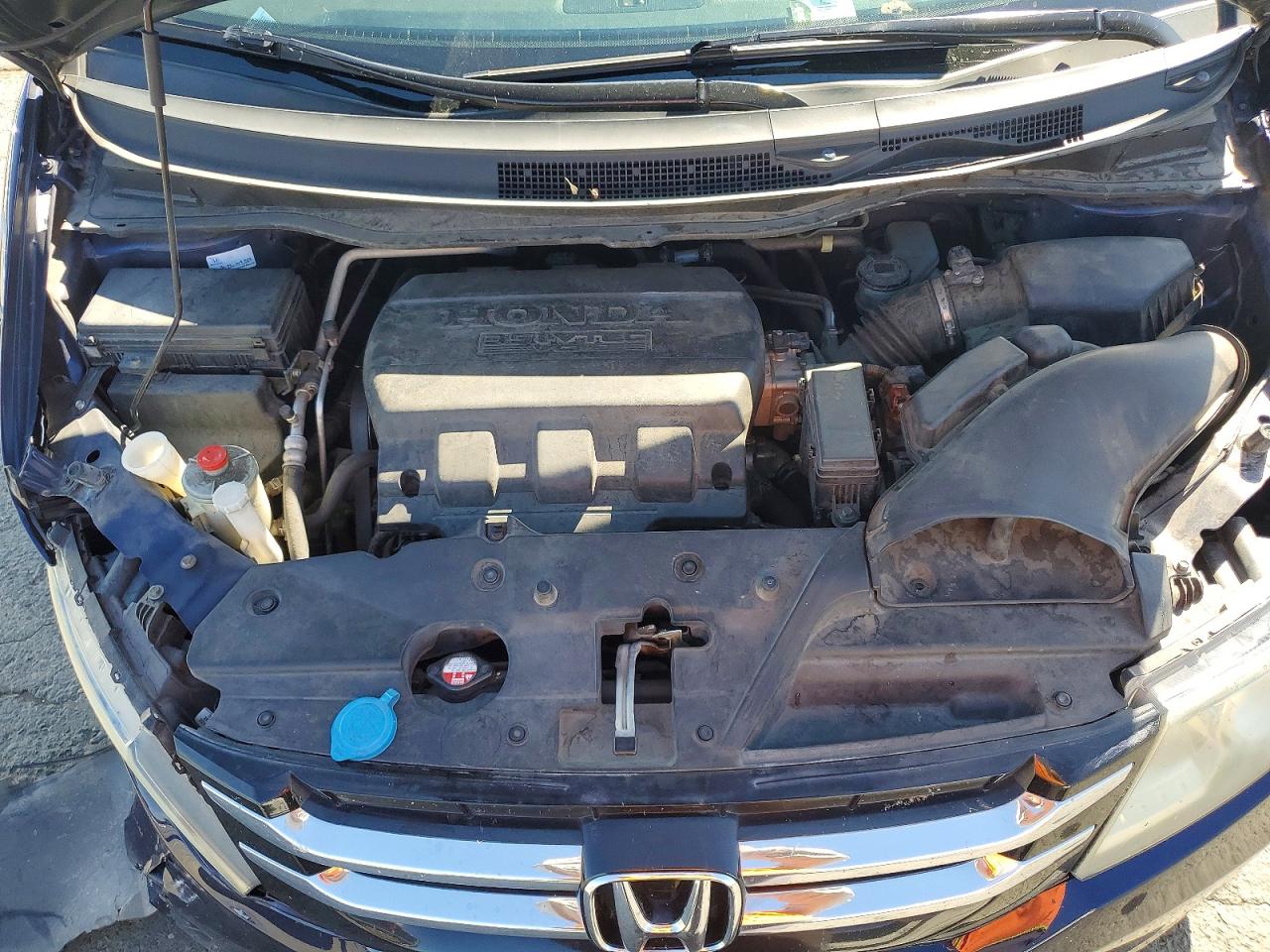 2014 Honda Odyssey Exl Blue vin: 5FNRL5H68EB098255